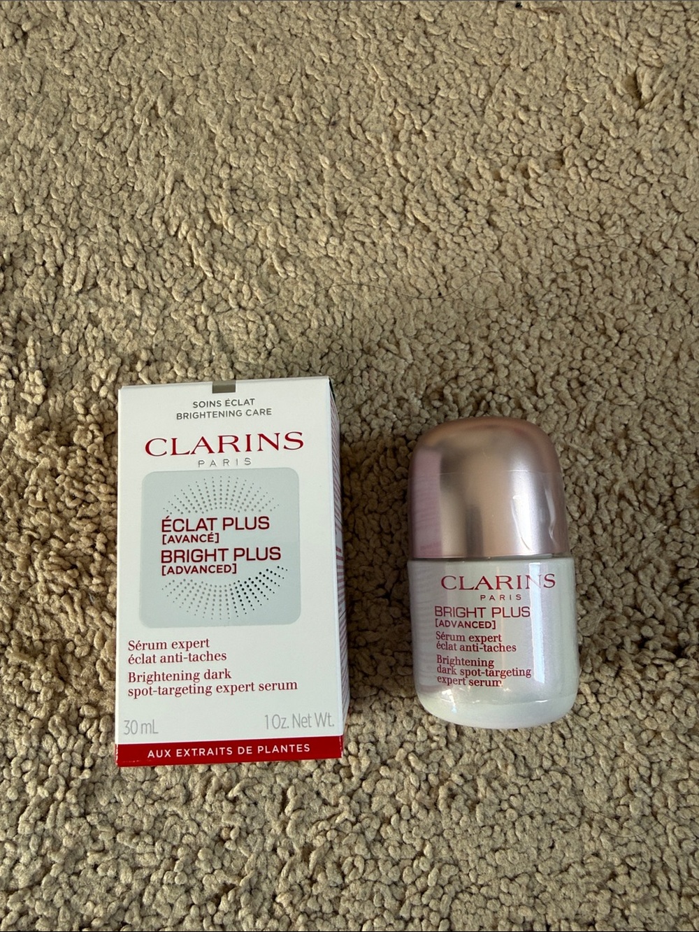 $110 NEW Clarins Bright Plus [Advanced] Serum